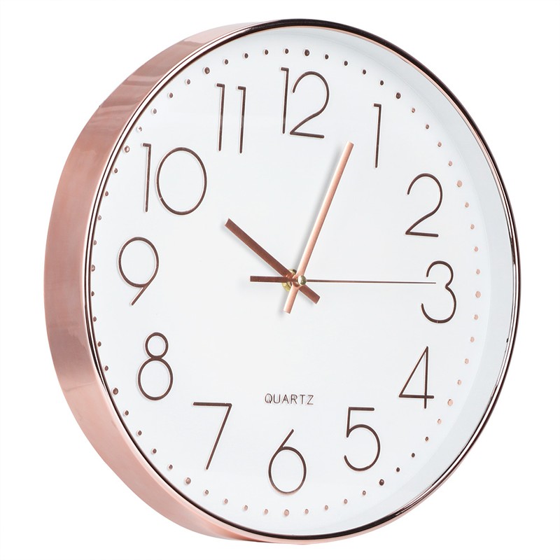 Simple Mute Quartz Wall Big Watch Hanging Clock Home Office