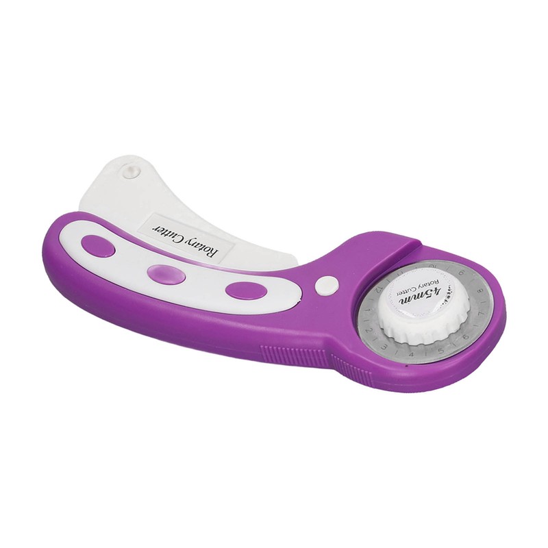 6pcs Purple Rotary Contour Cutter Set DIY Fabric Cutter Tools