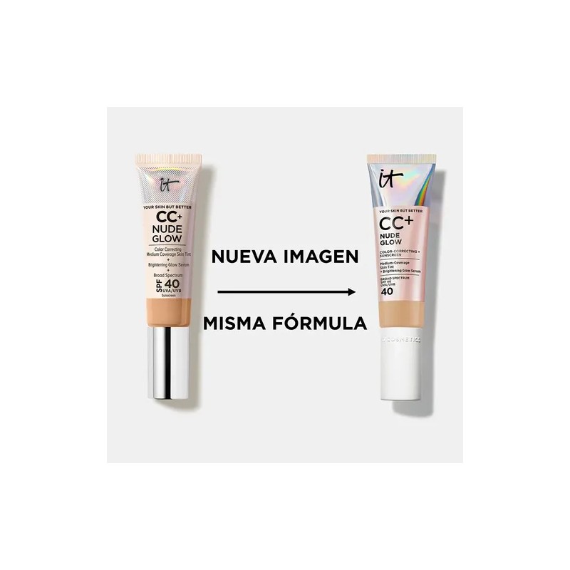 It Cosmetics CC Cream Nude Glow con Protector Solar FPS