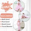 MICHLEY Unisex Baby Animal Hooded Bath Towel Soft Cotton Beach