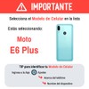 INSTACASE Funda Compatible con Moto E6 Plus Transparente, Protector Uso