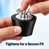 4 Pack 45mm Rubber Pool Winterizing Expansion Plugs with Stainless