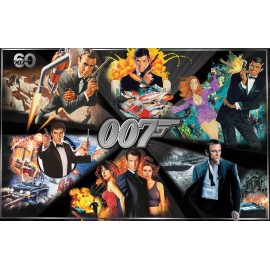 Stern 007 James Bond Pinball Machine Translite Alternate Artwork