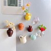 1/3 pcs Mini Ceramic Vase Fridge Magnet DIY Magnetic Decoration