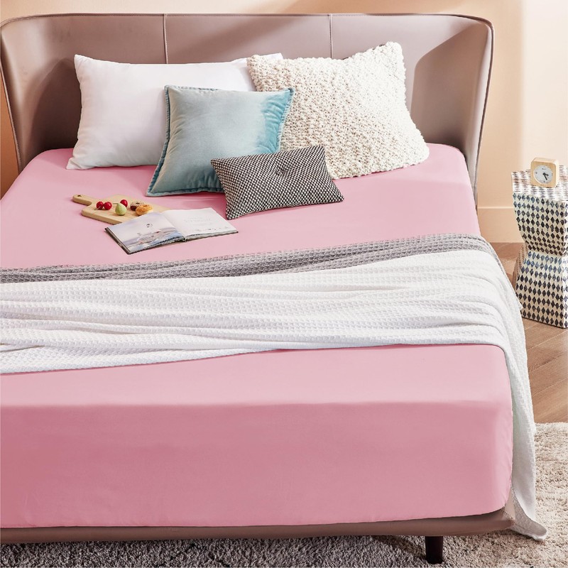 Bedsure Super King Fitted Sheet - Bed Sheets Extra Deep