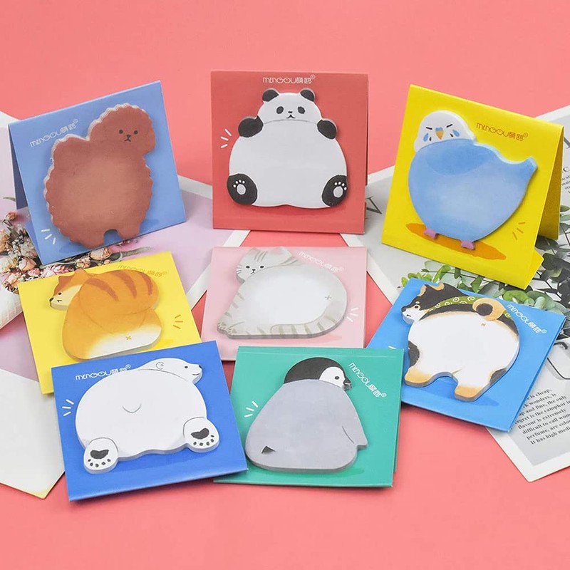 8 Pads 240 Sheets, Cute Sticky Notes Set, Sheets Cute