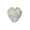 VIE Faceted Small Crystal Heart, 2-3cm, Clear Quartz