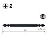 VESSEL NMCS3P2110F Double-ended Bit + 0.08 x 4.3 in (2