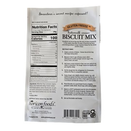 Glutenfreeee Gluten Free Buttermilk Cream Biscuit Mix, 16 Ounce - Delicious, Breakthrough Recipe, Just Like Grandma’s but No Gluten, Easy to Bake, Homemade Flavor, Non-GMO, Celiac Friendly