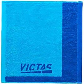 VICTAS Table Tennis Towel, Two-Tone Hand Towel, Turquoise 692502