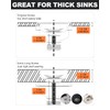 Extended Screw Metal Mount Fastening Accessories for BOTEMY B9173 B9174