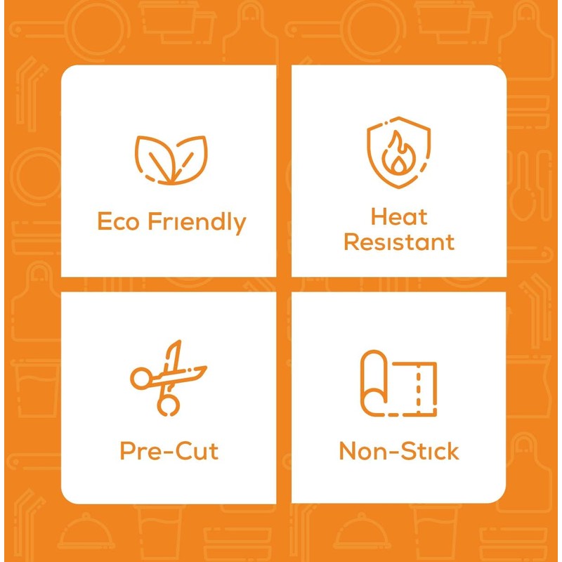 GUSTO [16 x 24 Inch - 100 Count] Pre-Cut Parchment