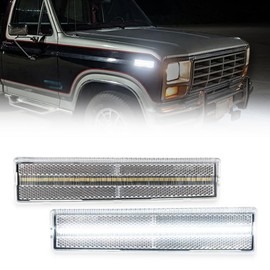 LED Side Marker Lights for 1980-1986 Fo'rd F150 F250 F350 Pickup & Bronco