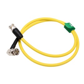 HangTon 4K 12G 3G SDI BNC Cable for Teradek Bolt Bond Video Receiver ARRI Alexa 35 LF Camera Trinity 2 Steadicam Transvideo Starlite Atomos Ninja V Monitor, Yellow Canare 1 m