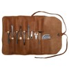 Hide & Drink, Rustic Leather Small Tool Roll, Handmade Includes