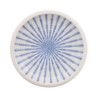 ih-004-02 Tableware East Small Plate, Blue Tokusa, cm Japanese Tableware,