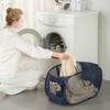 HONOMA Sturdy Mesh Laundry Hamper Basket Bag,Pop up Basket with