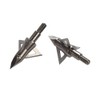 Bowhunting 100 Grain, 3 Blade Broadhead Steel Tips for Archery