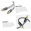 OSALADI Optical Audio Cable High Fidelity for Amplifiers Speakers Wear-Resistant