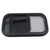 MARTEXBUY RV Window, 12" x 22" Black RV Camper Window,