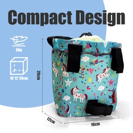 ANPNELEC Handlebar Bag Bicycle Children, Bicycle Bag Children Front, Bicycle Basket Bicycle Bag Handlebar Basket for Scooter, Tricycle, Scooter, Balance Bike & Children's Bike, Bicycle Bag Accessories