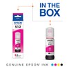 Epson 512 EcoTank Auto-Stop Ink Bottle, Magenta (T512320)