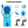 Jueachy Skirucksack Ultraleicht Trinkrucksack mit 2L Trinkblase: Laufvest Herren Damen