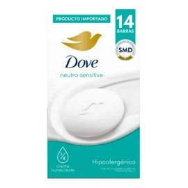 Jabón Tocador Dove Neutro Sensitive Pzas 135