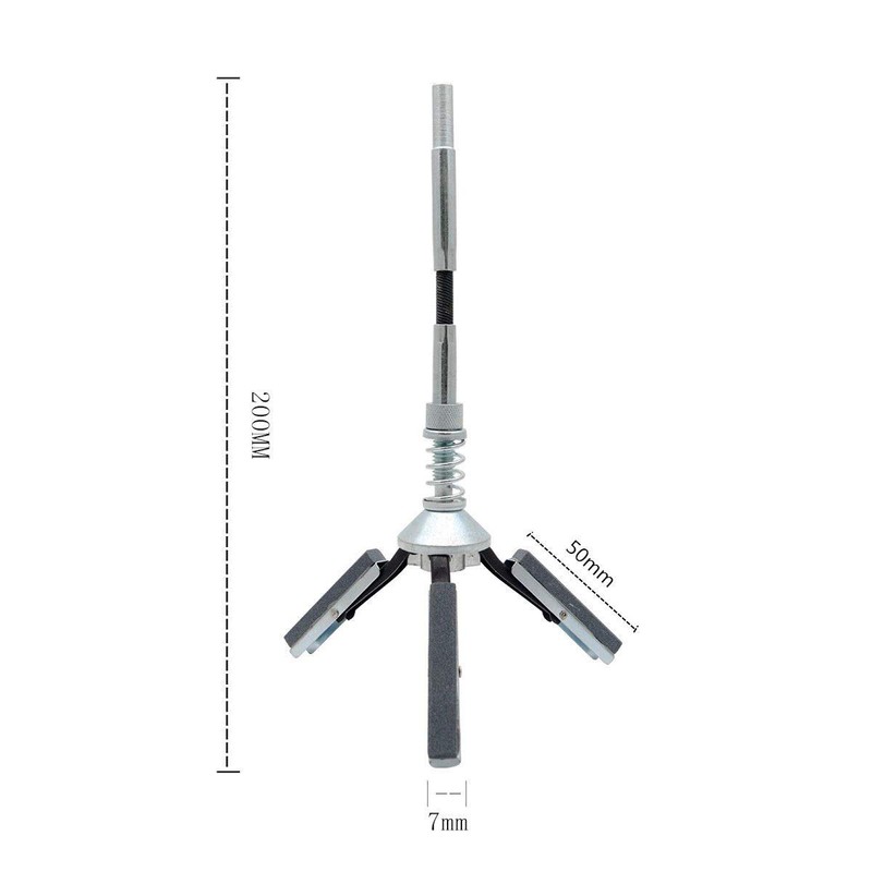 MASO Adjustable Cylinder Hone Deglazer, 2" Stone Car Engine Cylinder