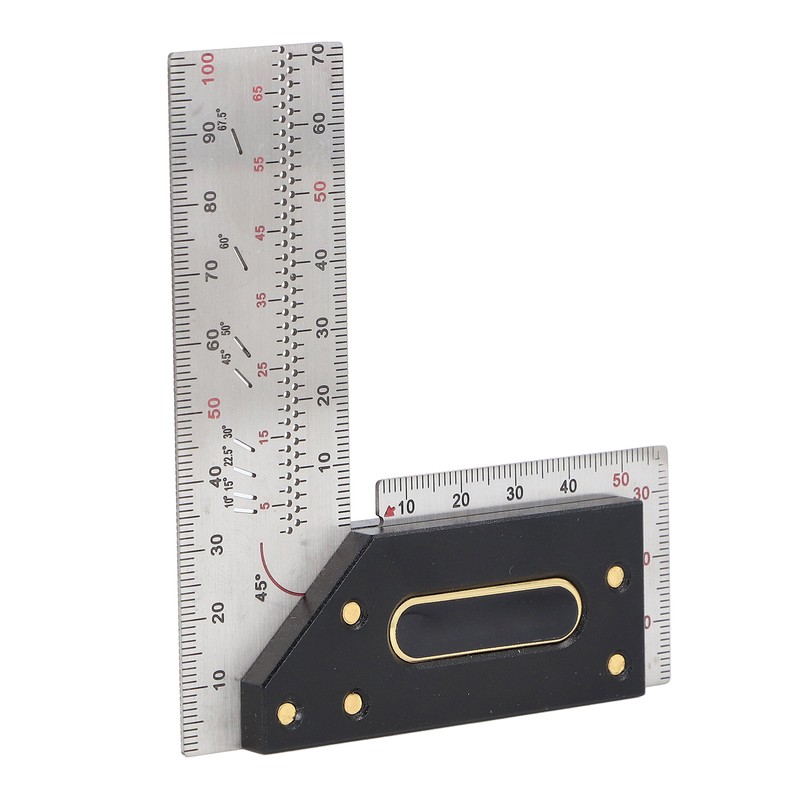 L Measurements Ruler Stainless Steel High Accuracy Carpenter Square Framing