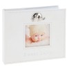 Shudehill Giftware Silver Elephant Sweet Baby White Photo Album/Frame -