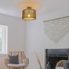 Bamboo LampShades Medium Rattan Lamp shade,Drum,Boho Lamp shades For Table