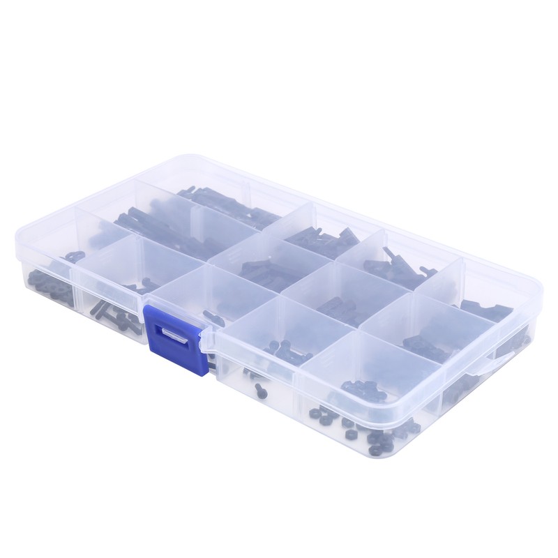 320pcs M2 Nylon Male to Female Hex Spacers Screw Nut