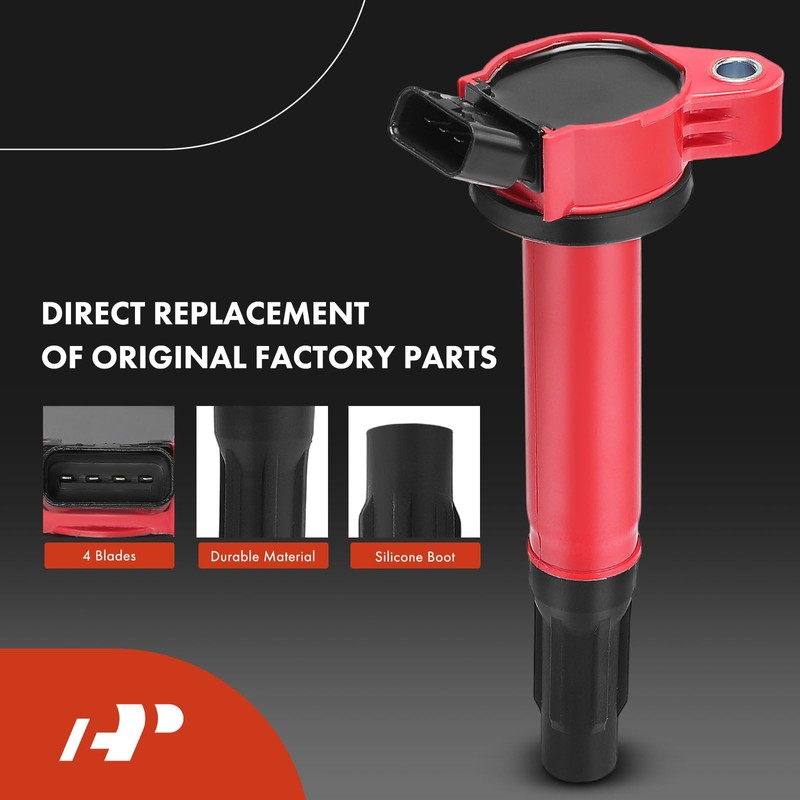 A-Premium (Blue) Set of 8 Ignition Coil Pack and Iridium