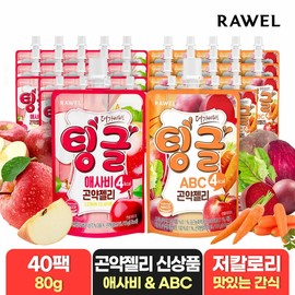 Roel Tingle Konjac Jelly Assabi 20 Pack+ABC Juice Taste 20 Pack / 로엘 팅글 곤약젤리 애사비 20팩+ABC주스맛 20팩