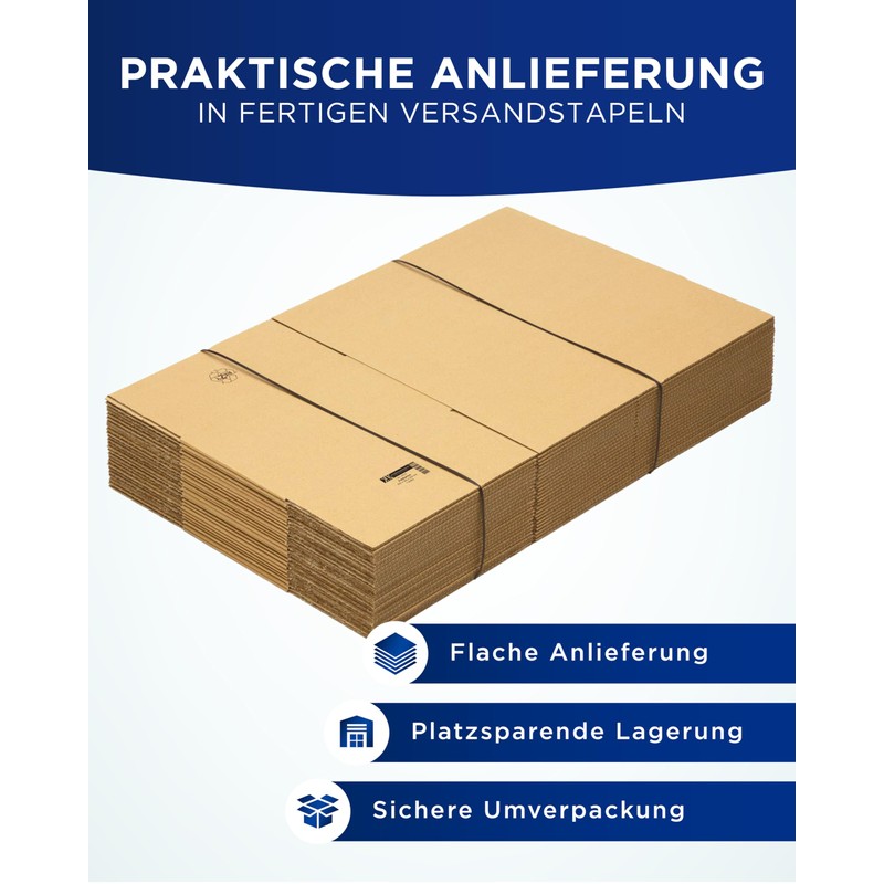 KK Verpackungen Shipping Boxes 500 x 300 x 200 mm