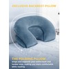 INSEN Reading Pillow, Back Pillow for Sitting in Bed for