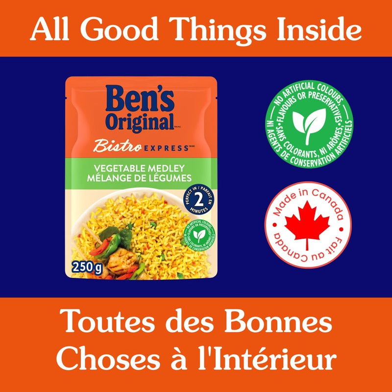 BEN'S ORIGINAL BISTRO EXPRESS Vegetable Medley Long Grain Rice Side