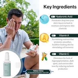 DERMASPORT SKINCARE VERSAINSECT Moisturizer for Swimmers - A Non-Greasy, Non-Oily Vitamin-Infused Face Cream Hydrating Lotion for All Skin Types,...  