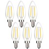 Beonllay 12 Volt LED Candelabra Bulbs E12 Base Light Bulb