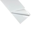 LZLRUN Gloss White Bowtie Logo Wrap Kit Cut-Your-Own Emblem Overlay
