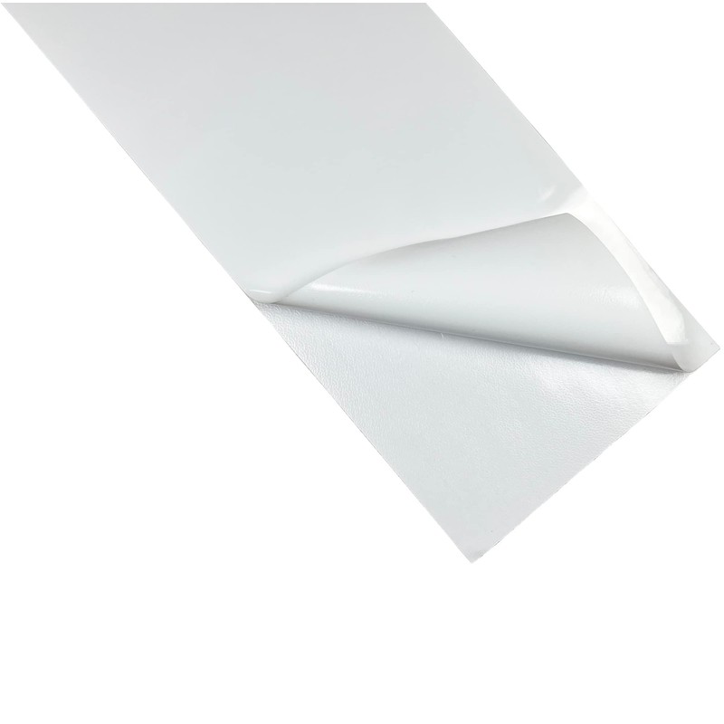 LZLRUN Gloss White Bowtie Logo Wrap Kit Cut-Your-Own Emblem Overlay