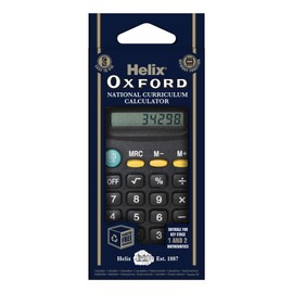 Helix Ocford Basic Calculator, Black