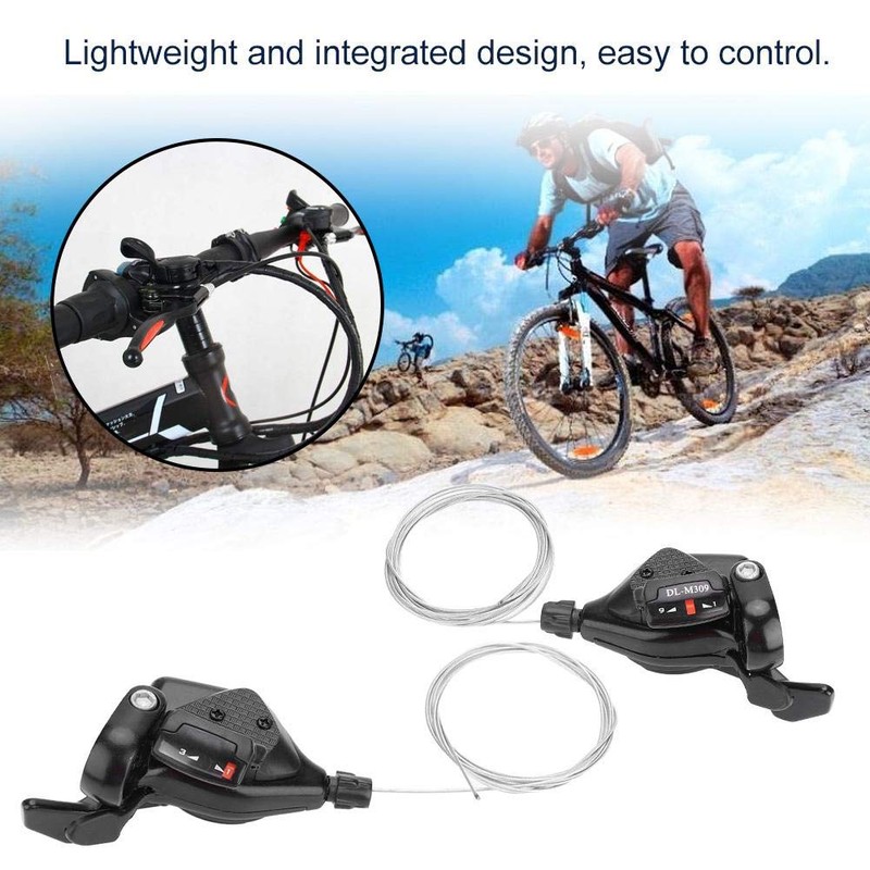 Shifter 9 Speed,Bike Speed Shift, ycle Derailleur 1 Pair Triple
