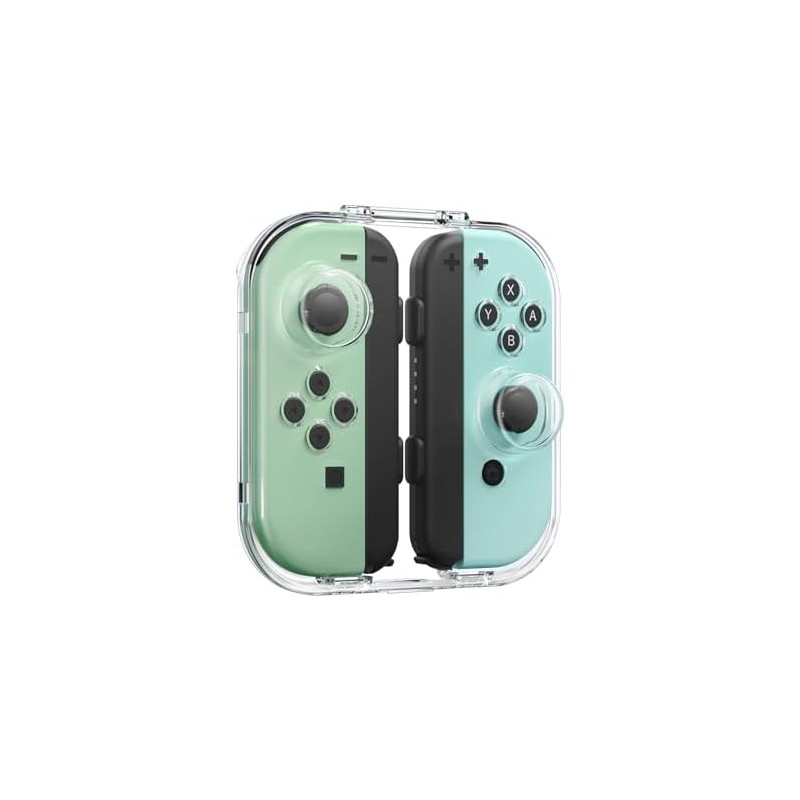 IINE Funda de Almacenamiento Transparente para Joypad, Caja Protectora Portátil