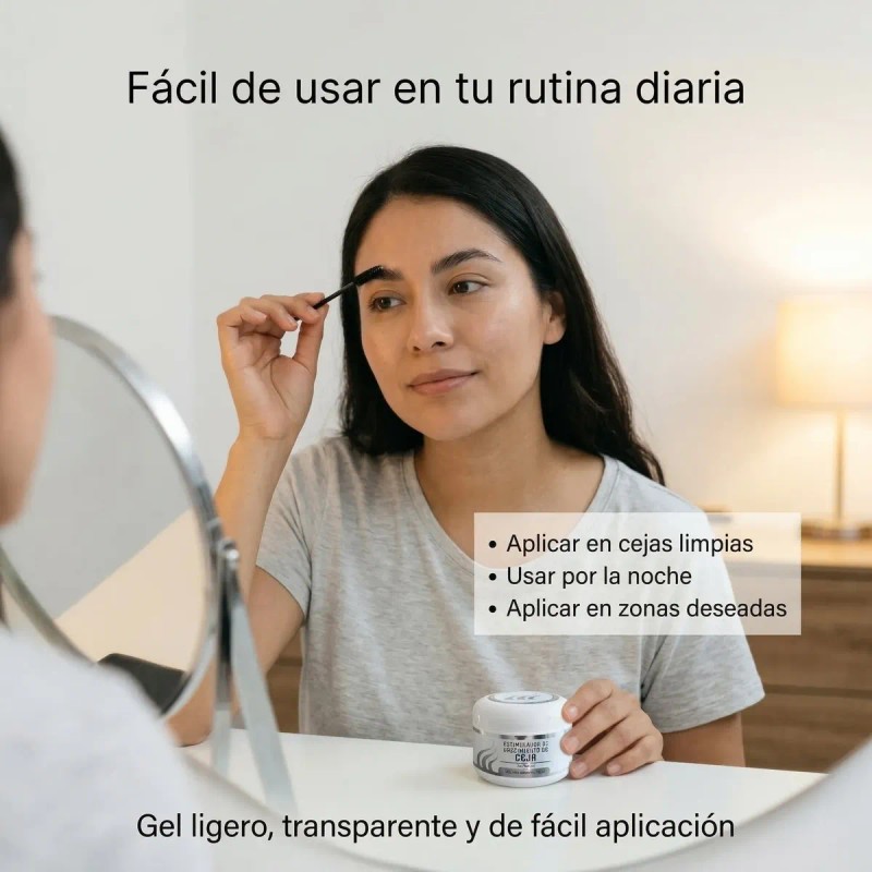Gel Crecimiento Cejas Volosy | Mayor Densidad Natural