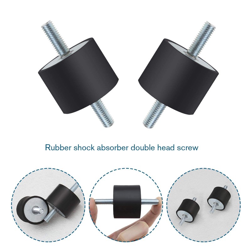 Create idea 4Pcs M8 40x30mm Absorber Anti Vibration Isolator Rubber