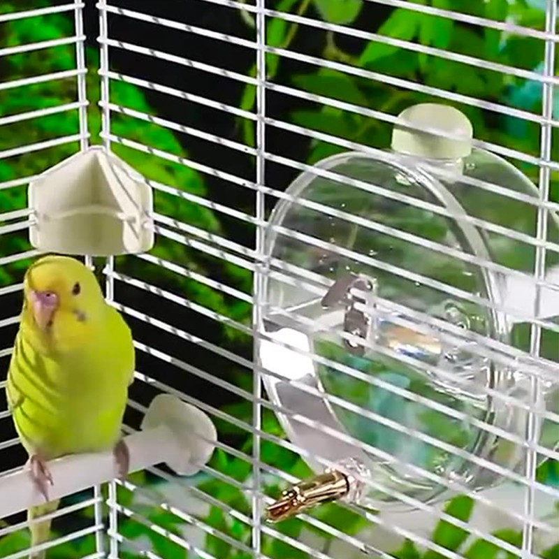 RSHuiOUXX 250ml Automatic Bird Water Dispenser with Touch Needle Mechanism