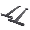 OVOV 2 Pack Shelf Brackets 12 inch Heavy Duty Floating