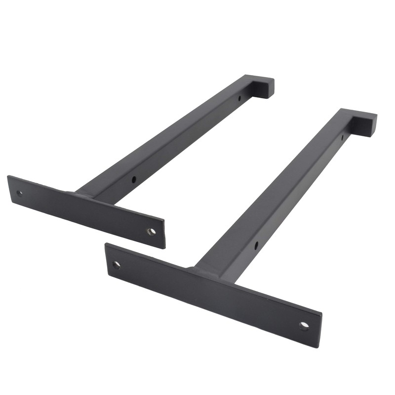 OVOV 2 Pack Shelf Brackets 12 inch Heavy Duty Floating
